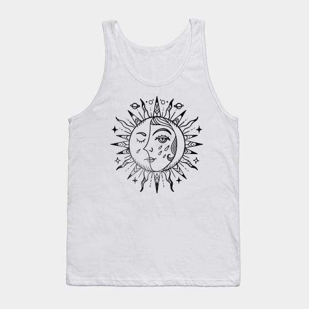 Eclipse tattoo Tank Top by Paolavk